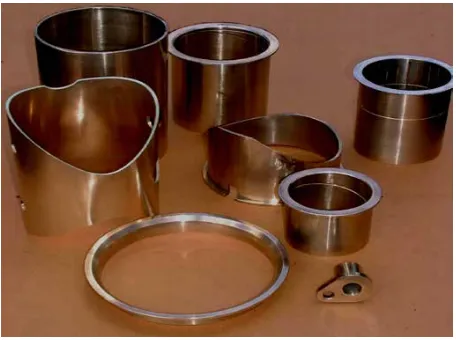 Landing gear and wing flap bearings Landing gear and wing flap bearings